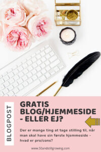Gratis eller betalt hjemmeside/blog - hvad skal man vælge?